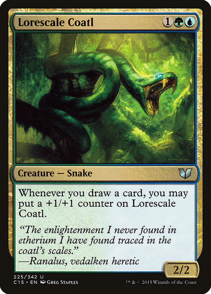 Cote entrelaceuse [Commander 2015]