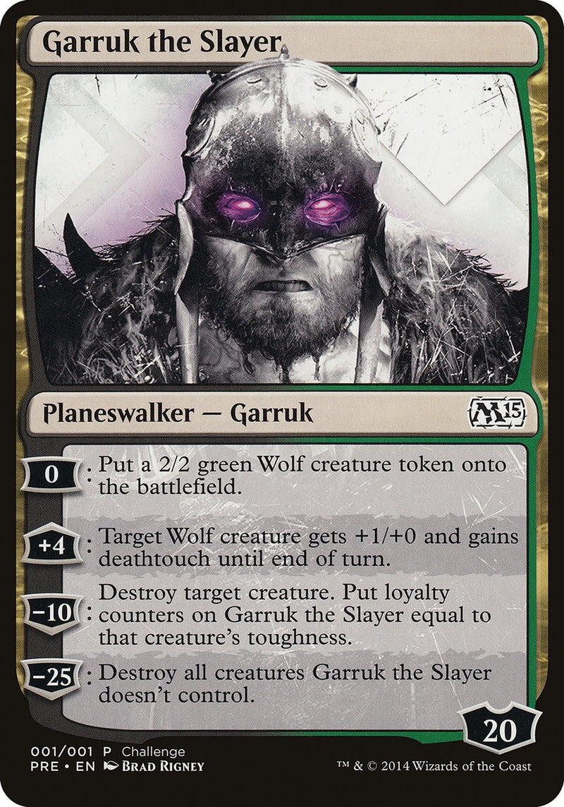 Garruk le traqueur (Défi d'avant-première) [Magic 2015 promos d'avant-première]