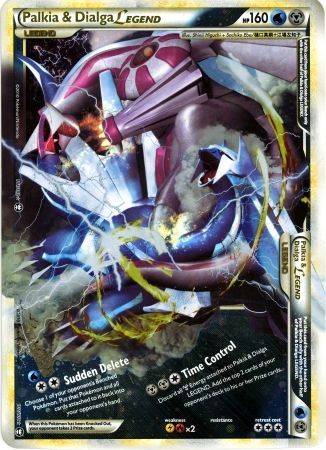 Palkia & Dialga LÉGENDE (101/102) (Carte géante) [HeartGold & SoulSilver: Triomphe]