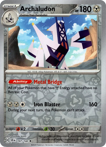 Archaludon (107/142) [Écarlate et Violet : Couronne Zénith]