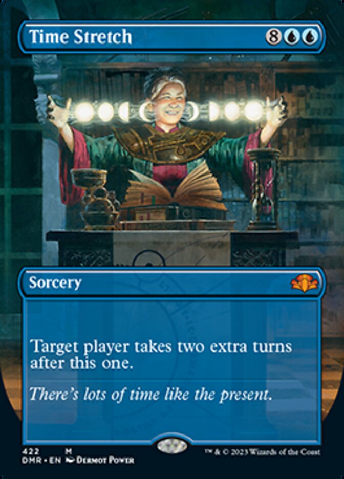 Distorsion temporelle (illustration alternative sans bordure) [Dominaria Remastered]