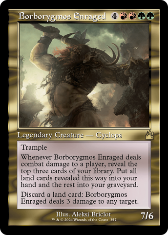 Borborygmos Enragé (Cadre rétro) [Ravnica Remastered]