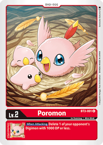 Poromon [BT3-001] [Lanzamiento de la Edición Especial Booster Ver.1.5]
