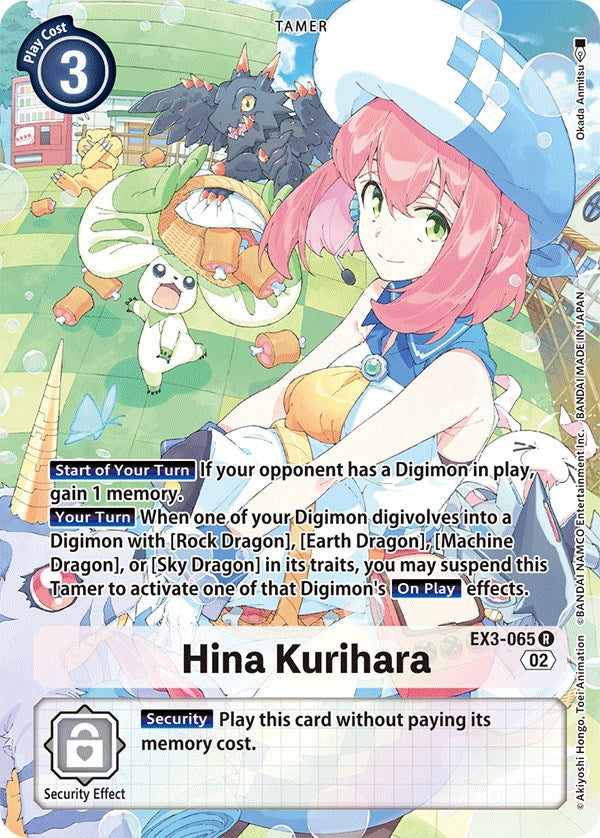 Hina Kurihara [EX3-065] (Arte Alternativo) [Rugido Dracónico]