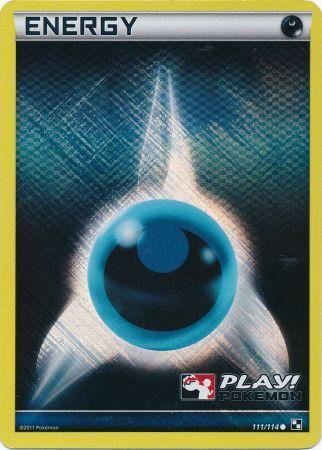Énergie Obscurité (111/114) (Promotion Play Pokémon) [Noir & Blanc : Set de Base]