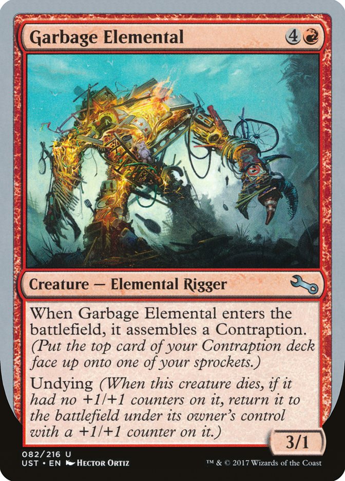 Élémental de détritus (Créature 3/1) [Unstable]