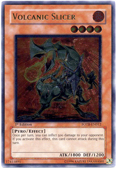 Trancheur Volcanique [FOTB-FR012] Ultimate Rare
