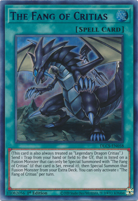 La Croc de Critias (Bleu) [DLCS-FR058] Ultra Rare