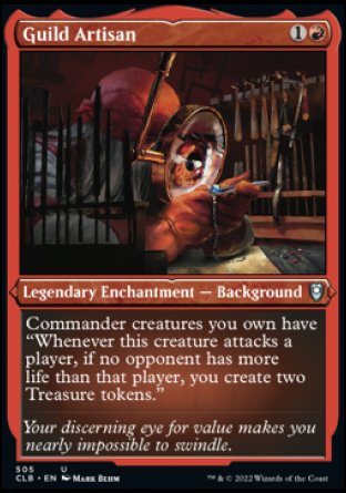 Artisan de guilde (gravure à l'acide) [Commander Legends : Battle for Baldur's Gate]