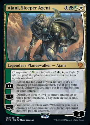 Ajani, agente durmiente (Paquete promocional) [Promos de Dominaria unida]
