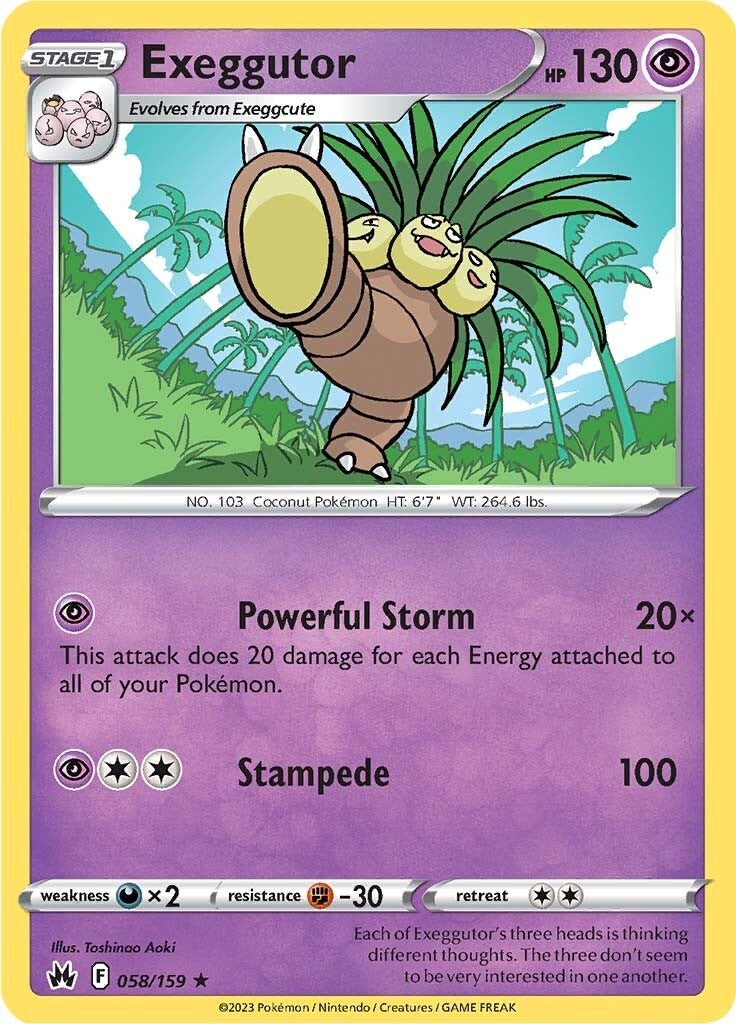 Exeggutor (058/159) [Espada y Escudo: Cenit Supremo]