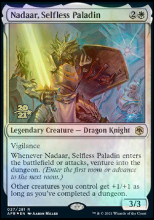 Nadaar, paladin altruiste [Dungeons & Dragons : Aventures dans les Royaumes oubliés promos d'avant-première]
