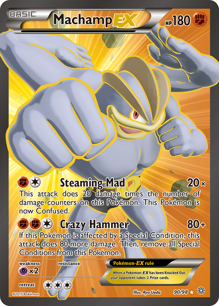 Machamp EX (90/98) [XY: Origines Antiques]