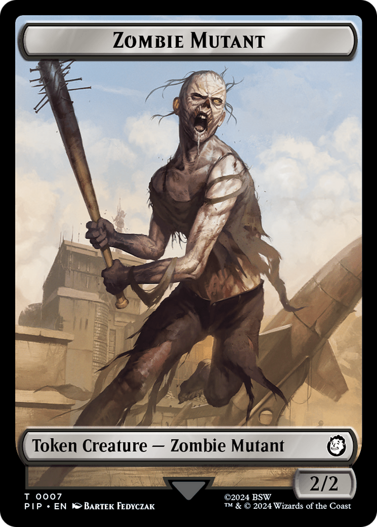 Zombie Mutant // Jetons double-face [Fallout Tokens]