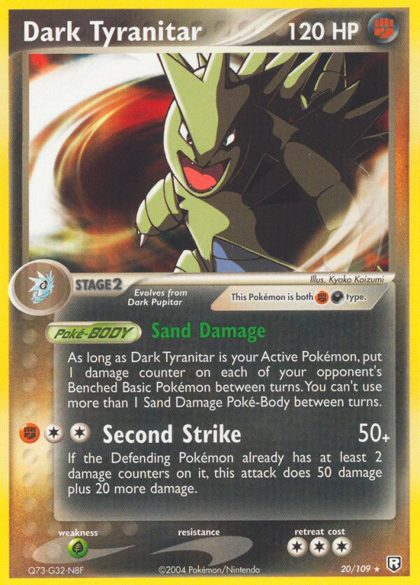 Tyranocif Obscur (20/109) [EX: Retour de la Team Rocket]