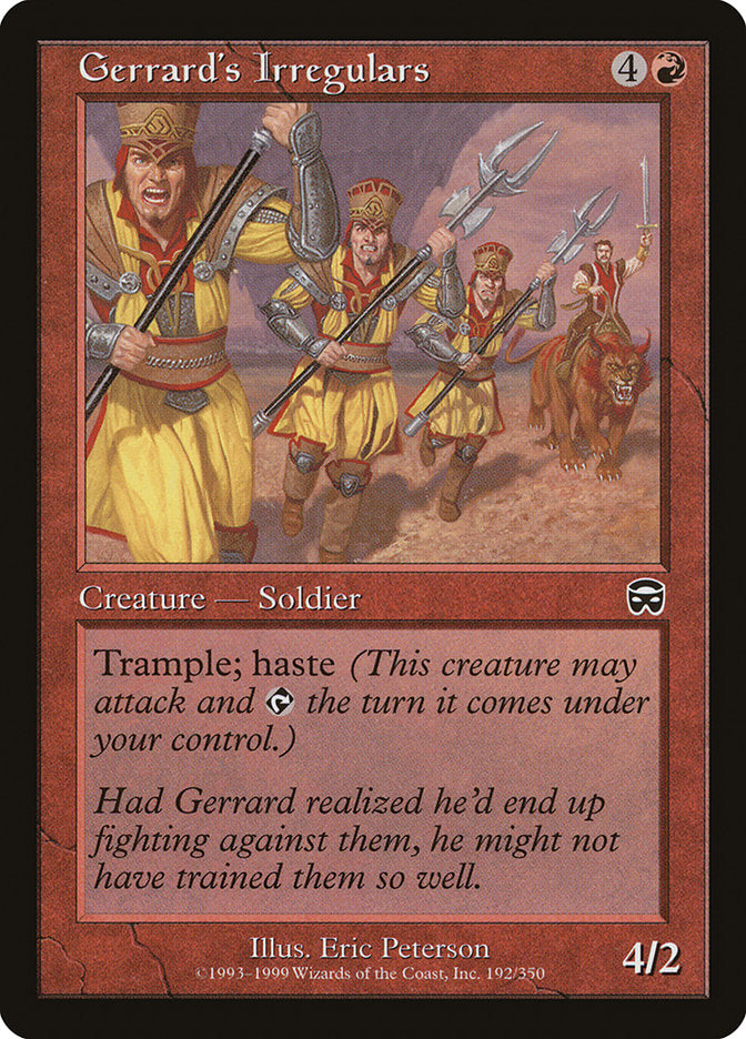 Irréguliers de Gerrard [Masques de Mercadia]