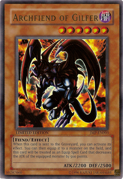 Archfiend of Gilfer [JMP-EN003] Ultra Rara