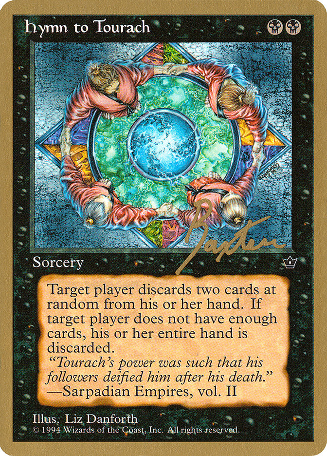 Himno a Tourach (Círculo) (George Baxter) [Pro Tour Collector Set]
