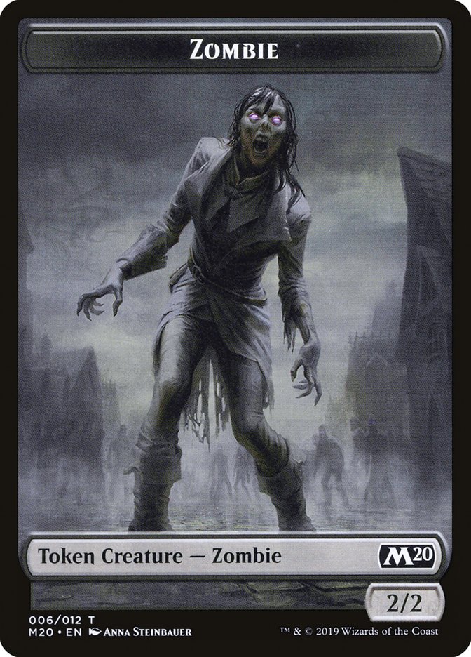 Jeton Zombie [Édition de base 2020 Jetons]