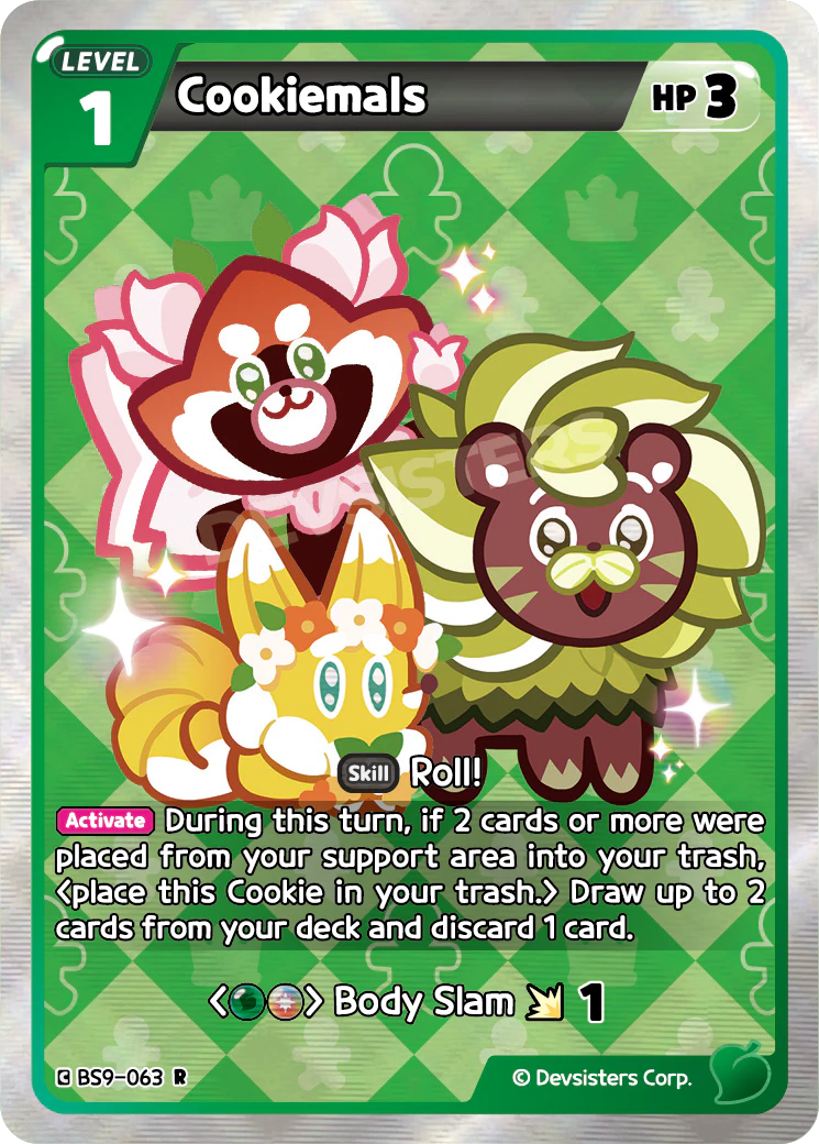 Image for Cookiemals (BS9-063) (BS9) - CookieRun: Braverse TCG