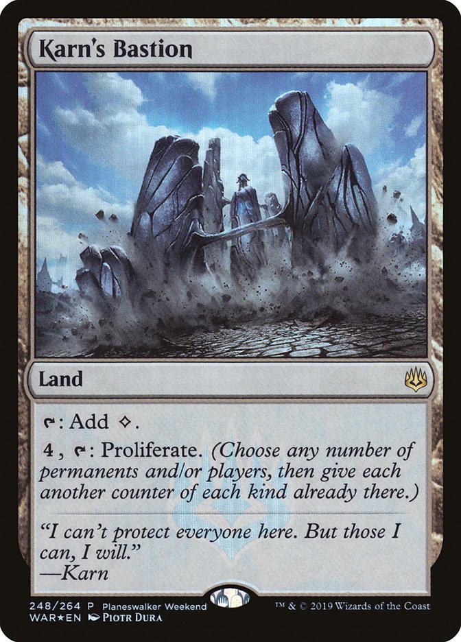 Bastion de Karn (Week-end Planeswalker) [Promos La Guerre des Planeswalkers]