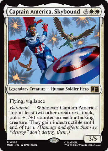 Capitán América, Skybound [Marvel Super Heroes Commander]