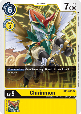 Chirinmon [BT1-058] [Sobres de Lanzamiento Ver.1.0]