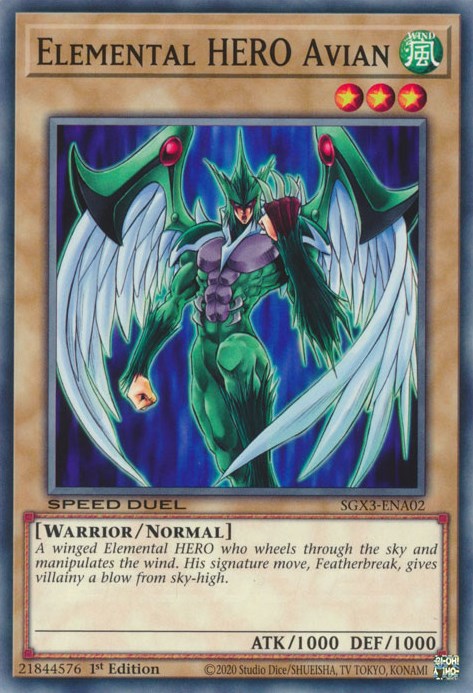HÉROE Elemental Avian [SGX3-SPA02] Común
