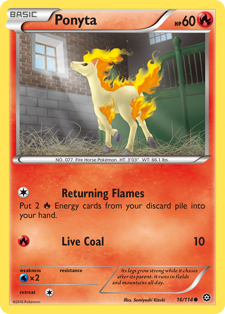 Ponyta (16/114) [XY: Offensive Vapeur]