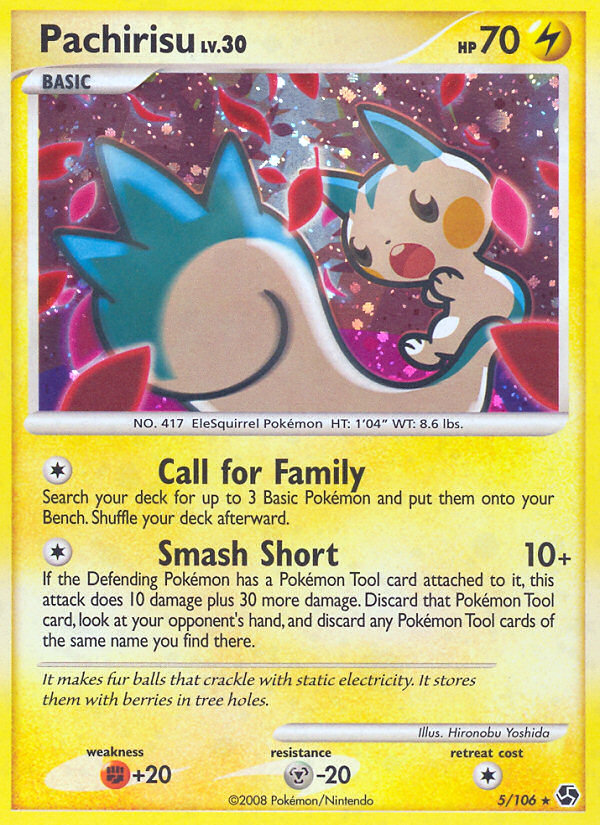Pachirisu (5/106) [Diamant & Perle : Merveilleux Rencontres]