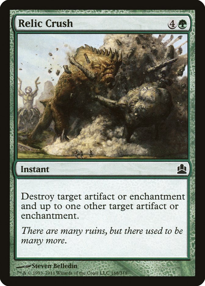 Aplastarreliquias [Commander 2011]