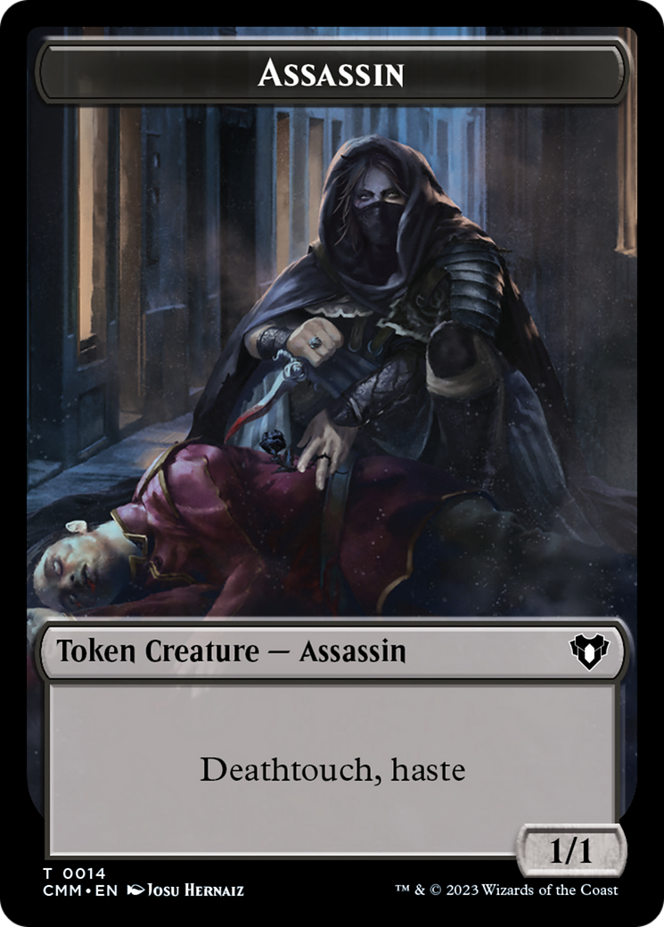 Jeton Assassin [Jetons Commander Masters]