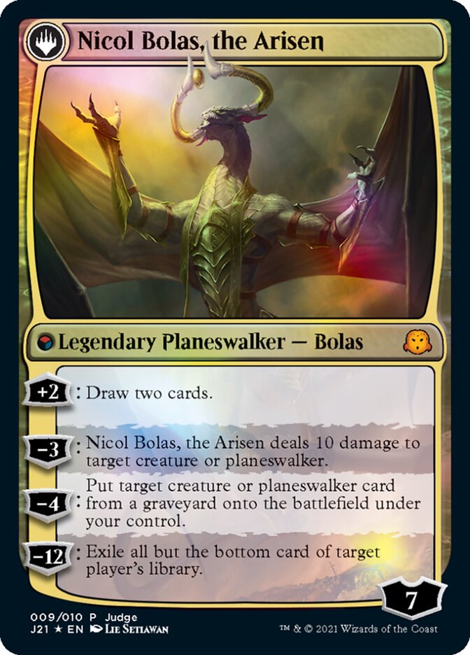 Nicol Bolas, le dévastateur // Nicol Bolas, le ressuscité [Judge Gift Cards 2021]