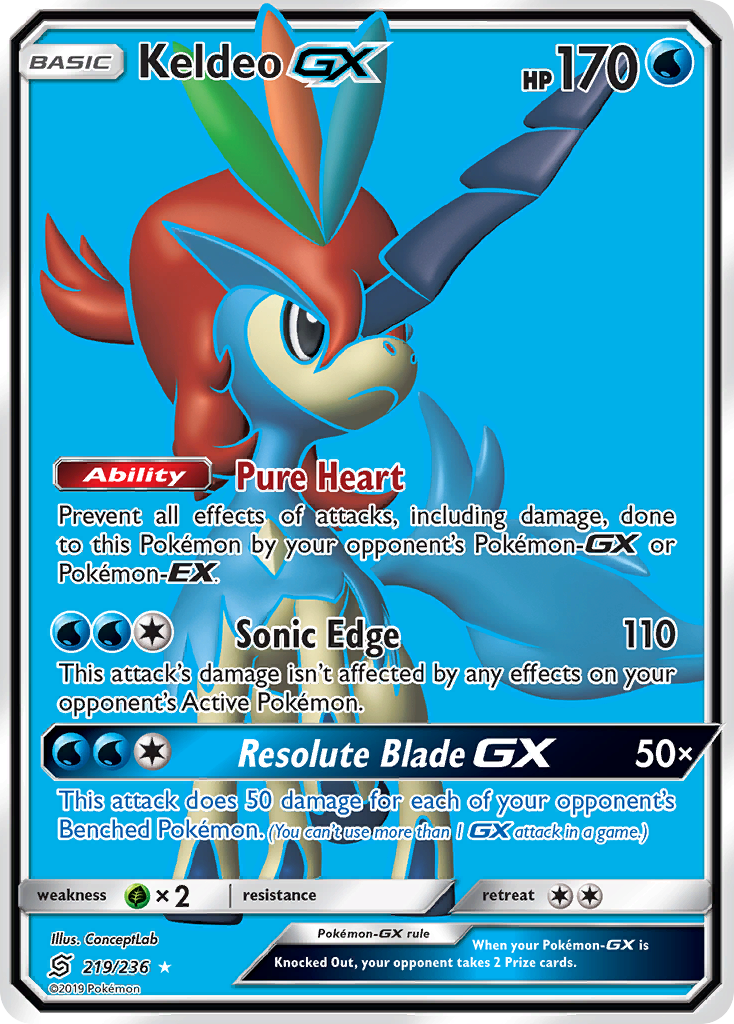 Keldeo GX (219/236) [Soleil et Lune : Destinées Futures]