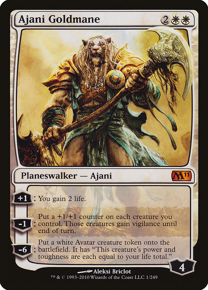 Ajani Melena Dorada [Magic 2011]