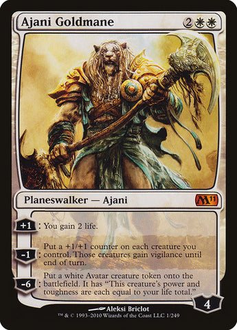 Ajani Melena Dorada [Magic 2011]