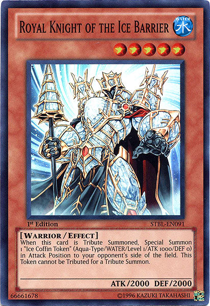 Chevalier Royal de la Barrière de Glace [STBL-EN091] Super Rare