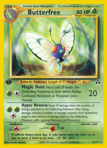 Butterfree (19/75) [Neo Discovery 1ª edición]