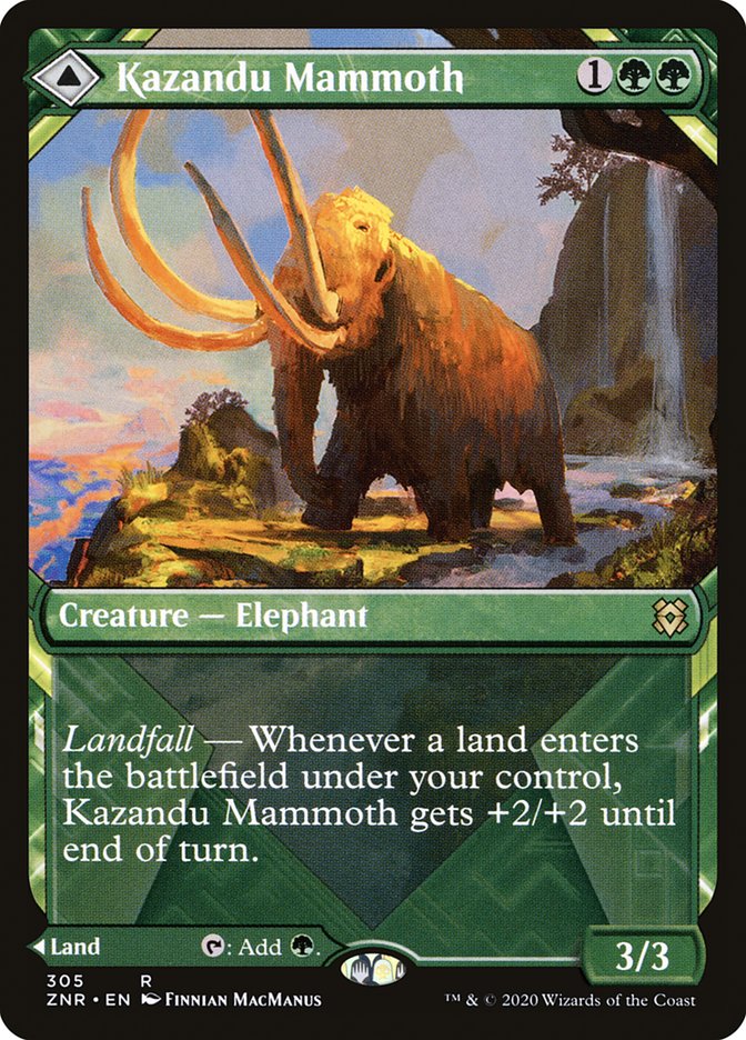 Mamut Kazandu // Valle Kazandu (Exposición) [Zendikar Rising]