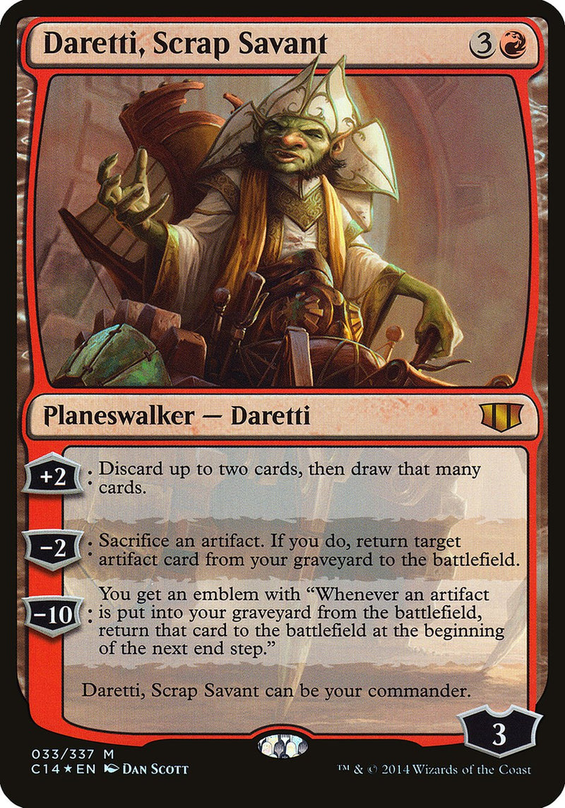 Daretti, sabio de chatarra (Extragrande) [Commander 2014 Extragrande]