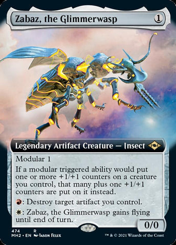 Zabaz, el Avispa Centelleante (Arte Extendido) [Modern Horizons 2]