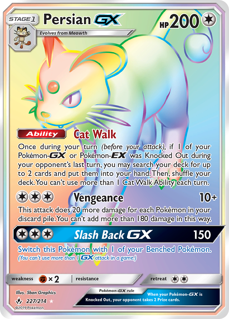 Persian GX (227/214) [Sol y Luna: Lazos Indestructibles]