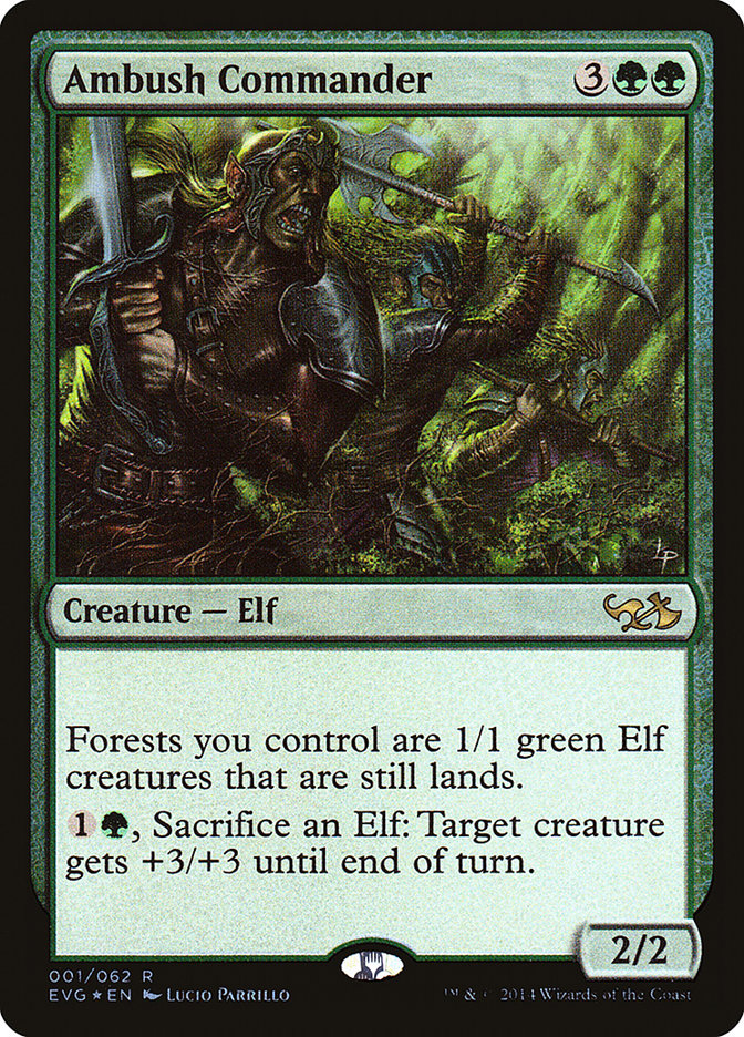 Commandant embusqué (Elfes contre Gobelins) [Duel Decks Anthology]