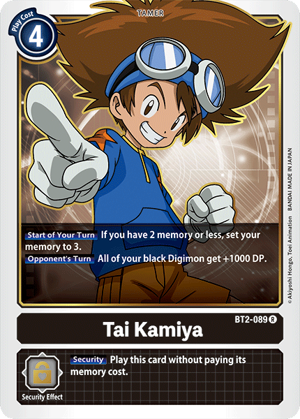 Tai Kamiya [BT2-089] [Lanzamiento de la Edición Especial de Mejora Ver.1.0]