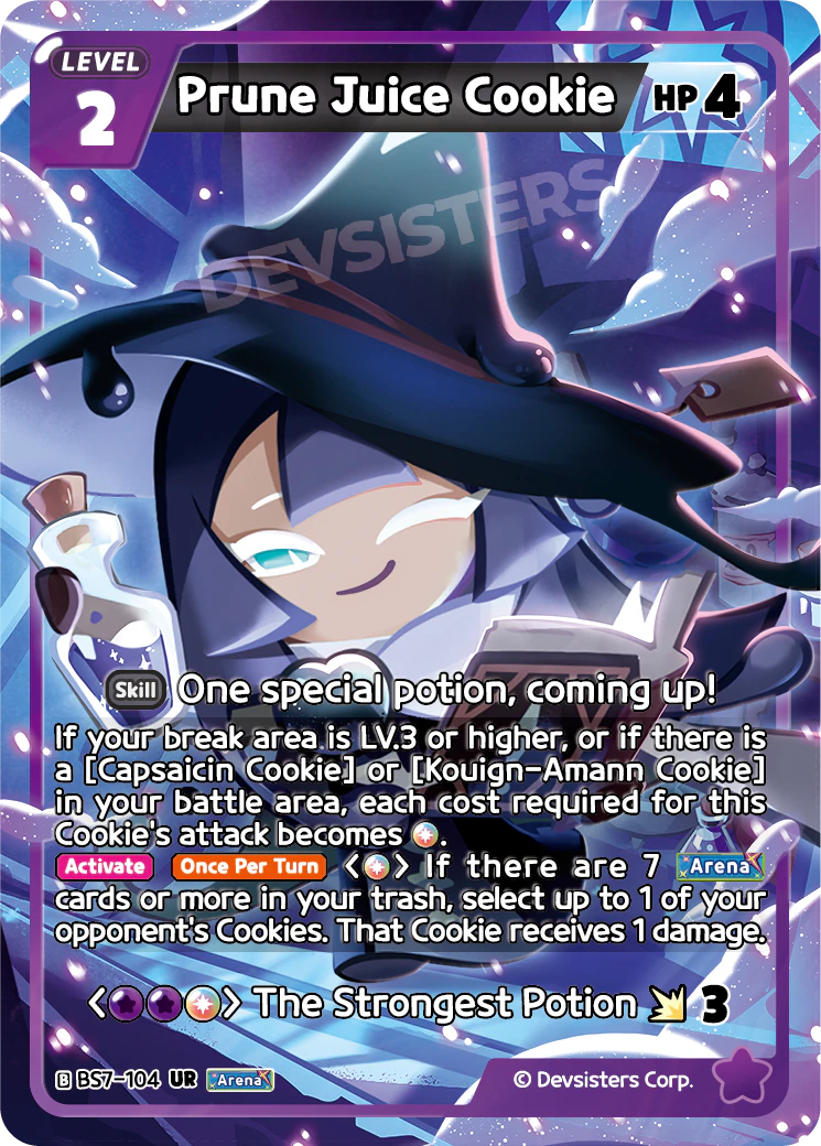 Image for Prune Juice Cookie (BS7-104) (BS7) - CookieRun: Braverse TCG