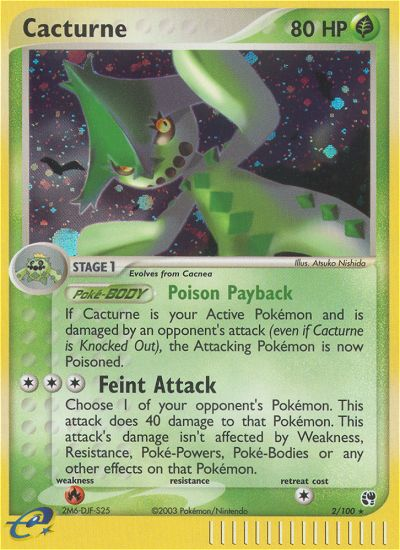 Cacturne (2/100) [EX : Tempête de Sable]