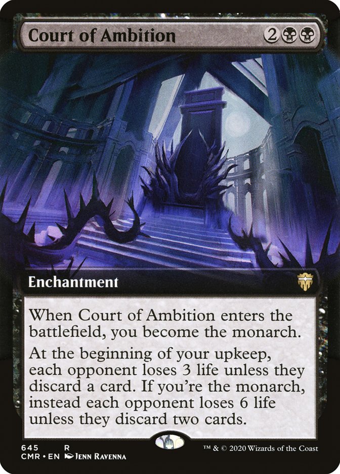 Cour de l'ambition (Illustration étendue) [Commander Legends]