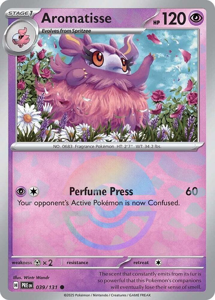 Aromatisse (039/131) (Motif Poké Ball) [Écarlate et Violet : Évolutions Prismatiques]