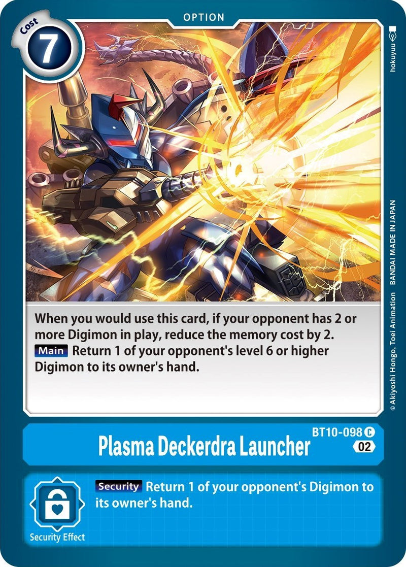 Lanzador Plasma Deckerdra [BT10-098] [Encuentro Xros]