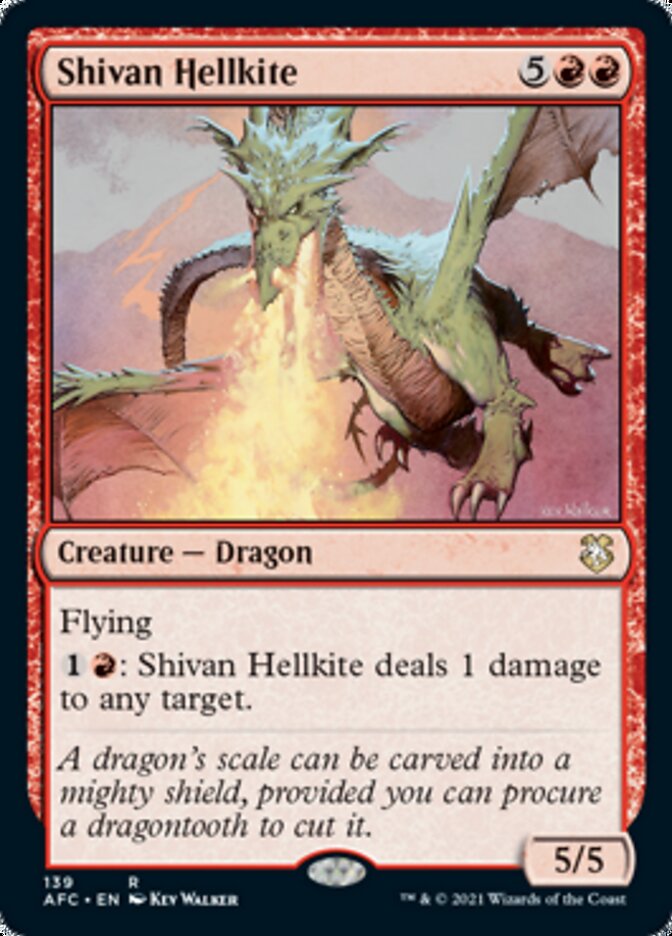 Shivan Hellkite [Dungeons & Dragons : Aventures dans les Royaumes Oubliés Commander]